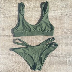 PAC sun army green bikini